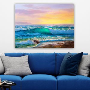 Dekorativna Slika na Platnu u Više Boja, Dimenzije 70x100 cm