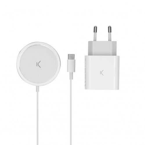 KSIX, bežični Magcharge punjač, 15W 1m kabel + 20W kućni punjač za iPhone 12 slika 1