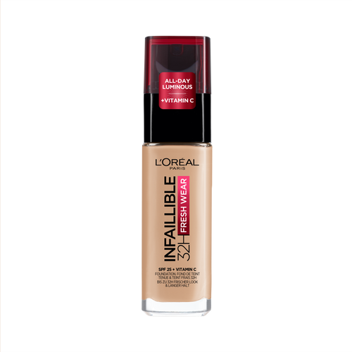 L'Oreal Paris Infaillible 32H Fresh Wear tečni puder 145 Beige Rose slika 2