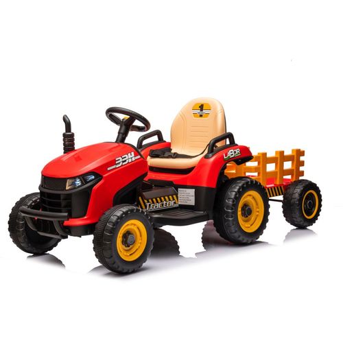 Traktor na akumulator s prikolicom BBH-030 - crveni slika 6