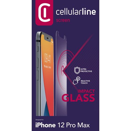 Cellularline zaštitno staklo za iPhone 12 Pro Max slika 2