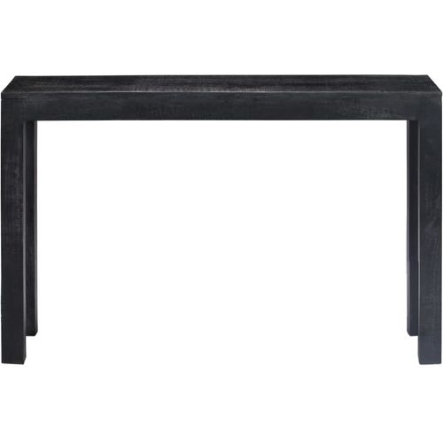 Konzolni stol crni 118 x 30 x 76 cm od masivnog drva manga slika 56