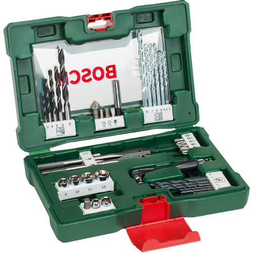 Bosch 41-dijelni V-Line set svrdla i bitova s kutnim izvijačem slika 2