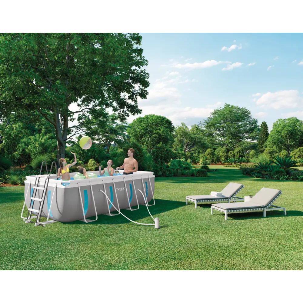 Intex montažni bazen set 400x200x122cm sa prozirnom stjenkom 26770NP slika 6
