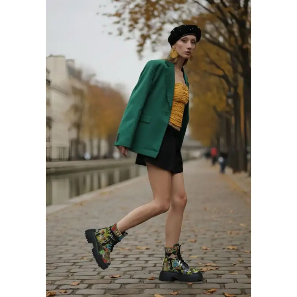 Dogo Duboke čizme Navy Human Inspo slika 5