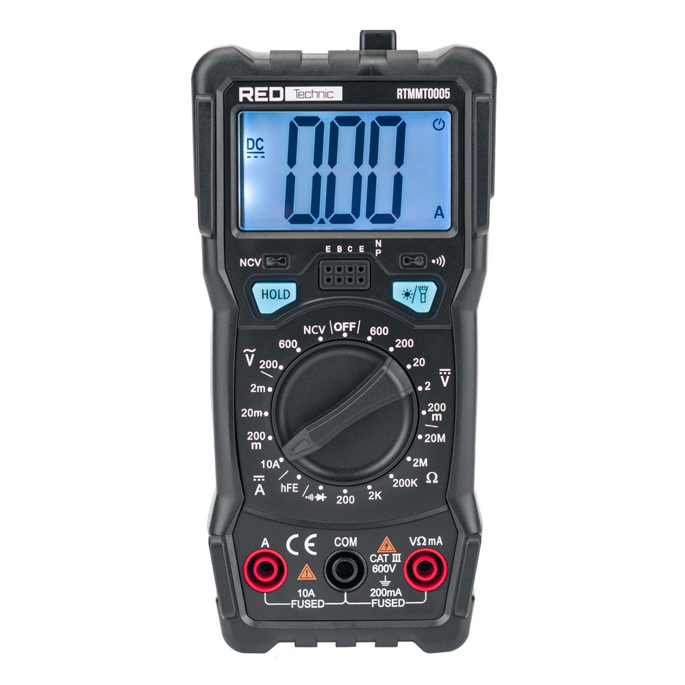 RED TECHNIC RTMMT0005 600V DIGITALNI MULTIMETAR slika 1