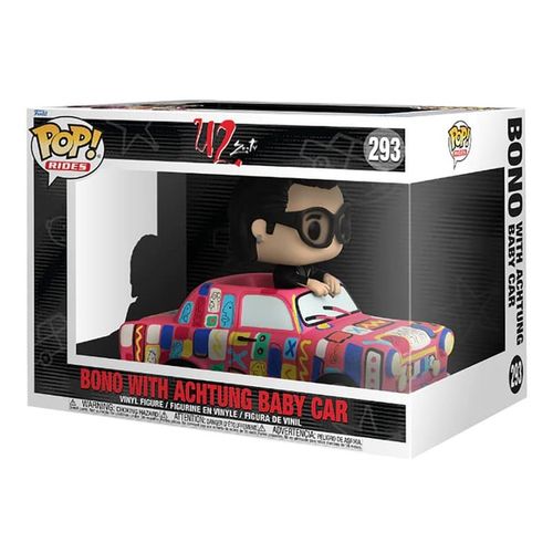 Funko POP Ride SUPDLX: U2-AB Car /w Bono slika 1