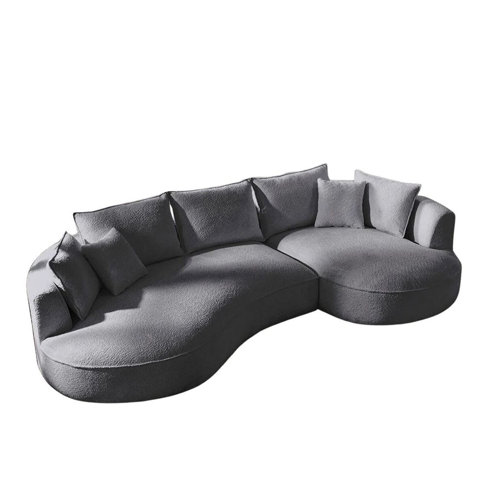 Ugaona Sofa Venedik Desna - Tamno Siva slika 4