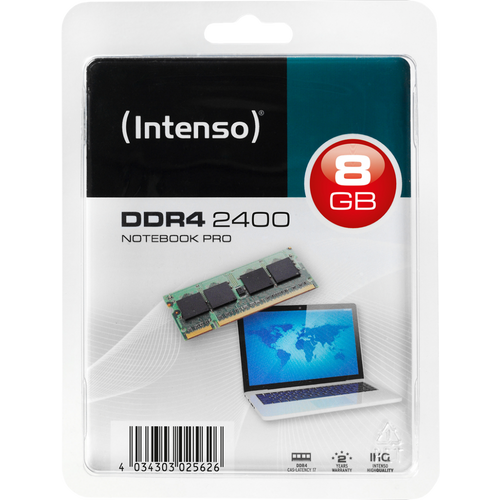 (Intenso) Memorija DDR4 SO-DIMM 8GB@2400MHz, CL17 - DDR4 Notebook 8GB/2400MHz slika 1
