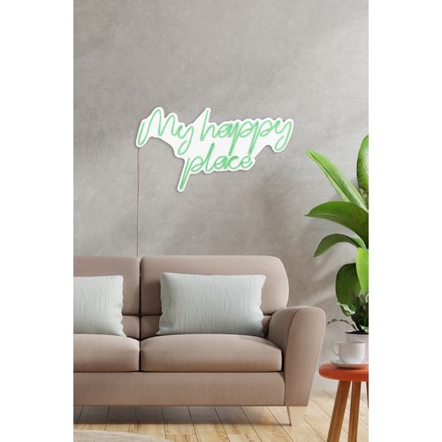 Wallity Zidna LED dekoracija, My Happy Place - Green slika 5