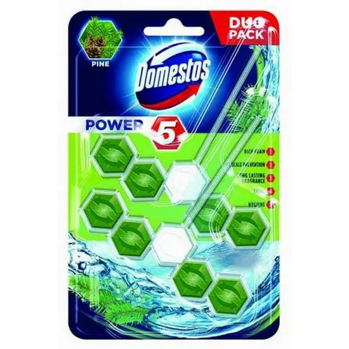 DOMESTOS Power 5 Pine WC osveživač 2x55g slika 1