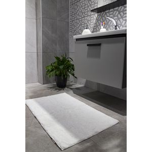 Plain - White White Bathmat