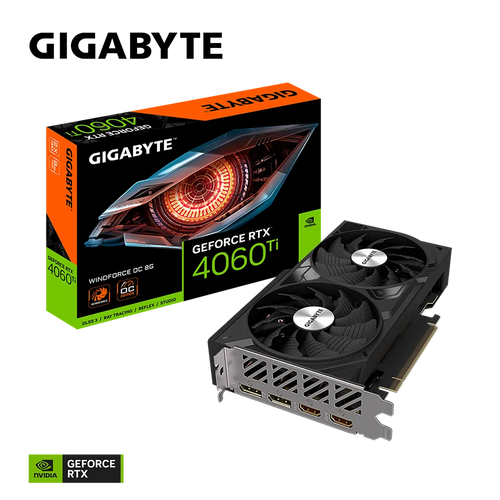 Grafička kartica GIGABYTE GeForce RTX 4060 Ti WINDFORCE OC 8G, 8GB GDDR6, PCI-E 4.0 slika 1