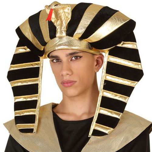 Pokrivalo za Glavu Faraona zlatan Crna slika 1