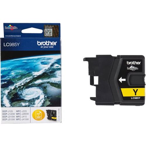 BROTHER LC985Y yellow ink DCP-J125 slika 1