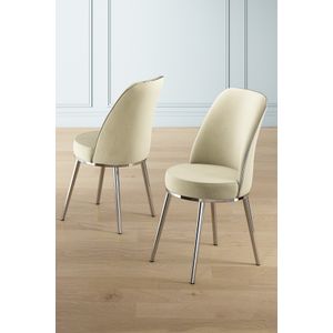 Pefa - Set stolica Chrome Cream (6 komada)