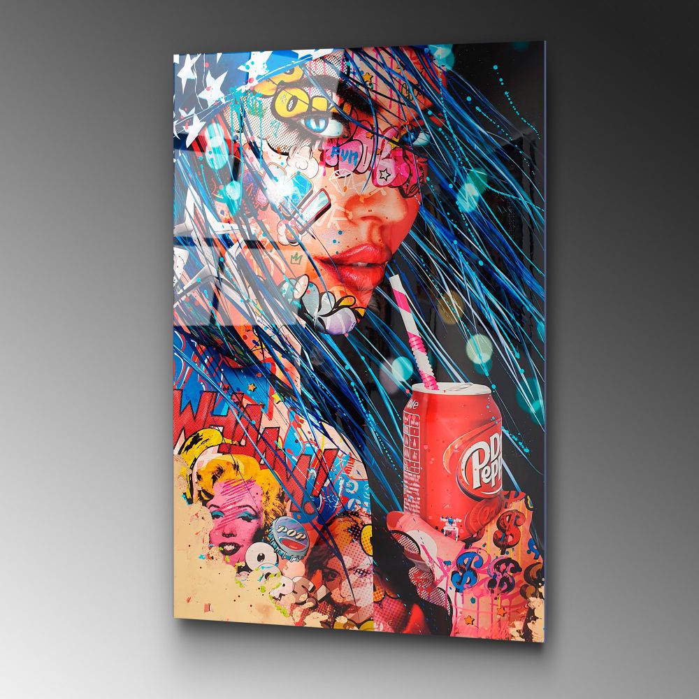 Dekorativna Slika na Kaljenom Staklu UV-725, 70 x 100 cm, Višebojna slika 5