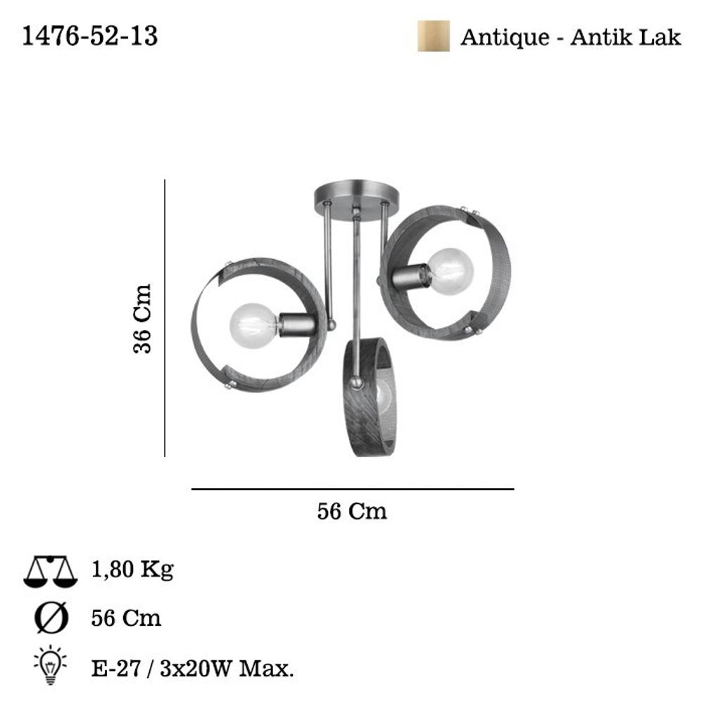 Manya - 52-13 Antik Lustar slika 3