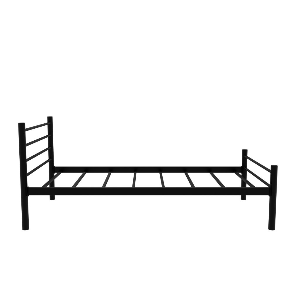 Krevet K10 - Crni (90 x 200 cm) jednostruki metalni okvir - izložbeni artikl (oštećenja ambalaža) slika 4