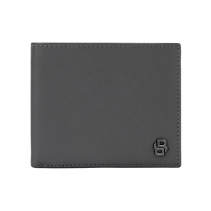 Hugo Boss novčanik Double B Saffiano HLM526H, sivi