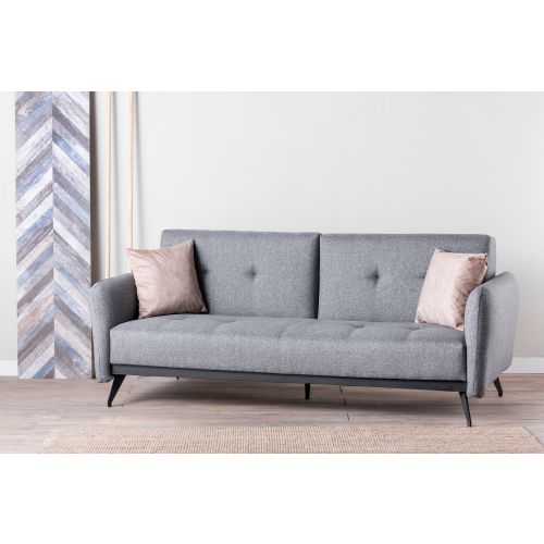 Atelier Del Sofa Trosjed na razvlačenje, Sivo, Ron Sofabed - Grey GR111 slika 1