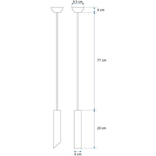 TOOLIGHT MODERNA VISEĆA STROPNA SVJETILJKA CRNO ZLATO 20 CM APP573-1CP slika 11