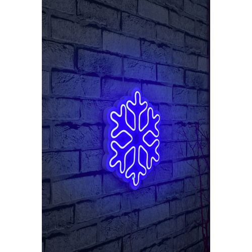 Wallity Ukrasna plastična LED rasvjeta, Snowflake - Blue slika 10
