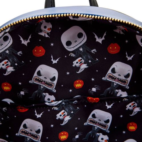 Loungefly Disney Noćna mora prije Božića Jack Skellington ruksak 30cm slika 6