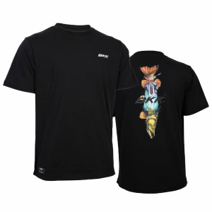 BKK Short Sleeve Casual Shirt - Brand values Pike - Black #L