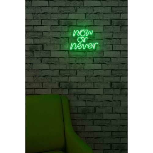 Wallity Ukrasna plastična LED rasvjeta, Now or Never - Green slika 3