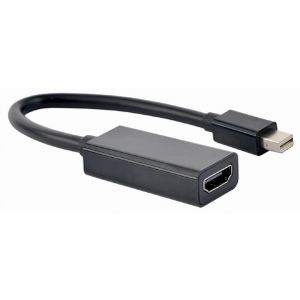 Gembird A-mDPM-HDMIF4K-01 VIDEO Adapter 4K DisplayPort (mini) to HDMI, M/F, DP 1.2, Cable, Black