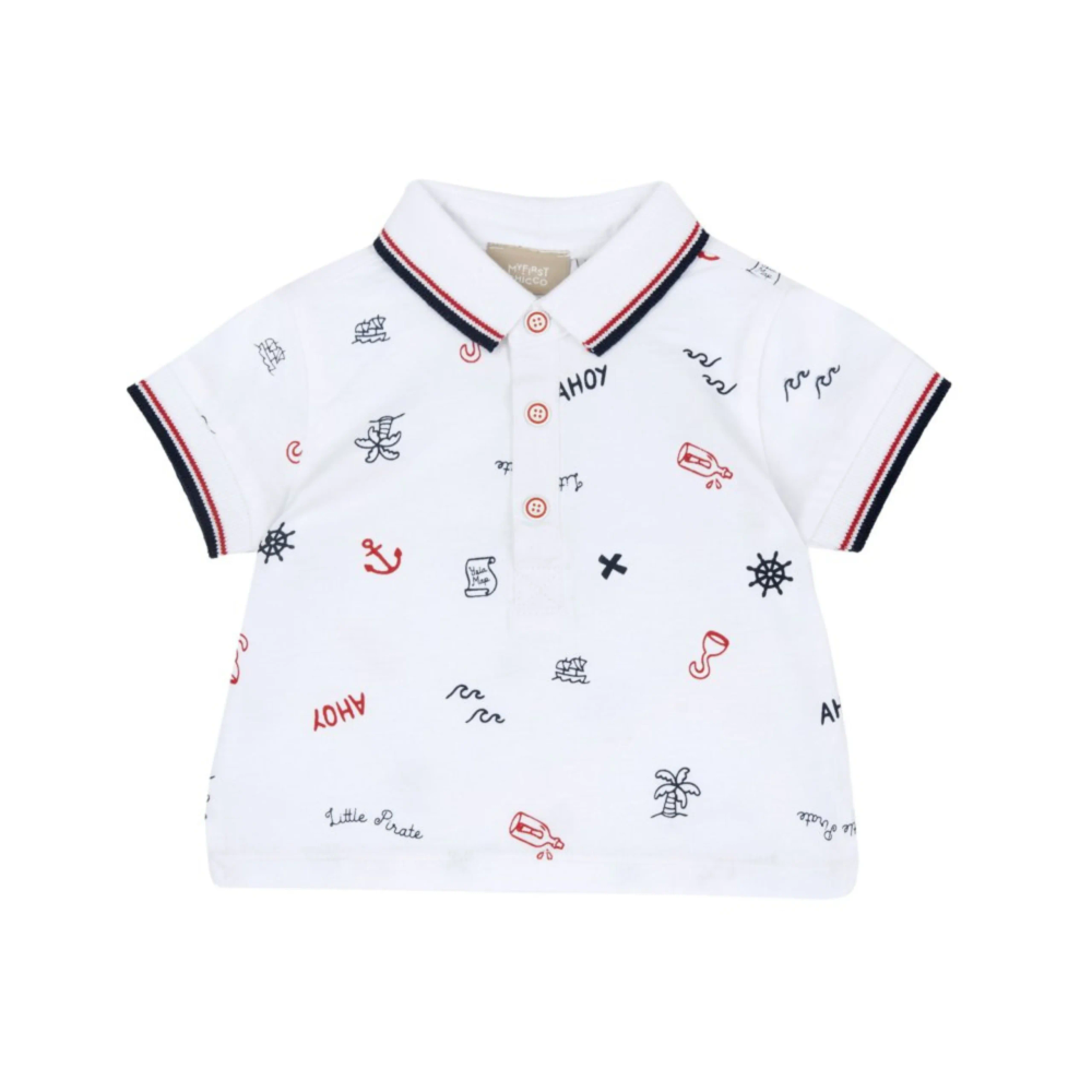 Chicco Polo majica za bebe Mornar slika 1