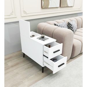 Island - White White Side Table