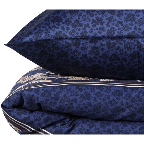 L'essential Maison Pera - Dark Blue Dark Blue
Beige
Brown Satin Double Quilt Cover Set slika 4