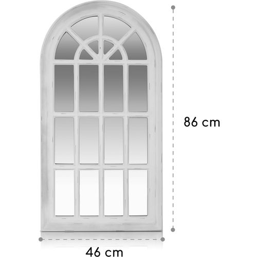 Casa Chic Savile Francusko ogledalo 86 x 46 cm , BIjela slika 6