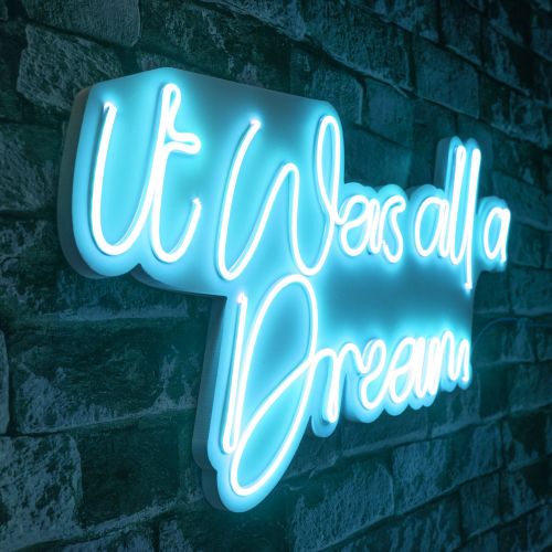 Wallity Ukrasna plastična LED rasvjeta, It was all a Dream - Blue slika 7