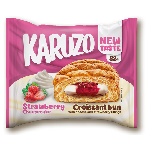 Karuzo kroasan Yoghurt Cream with Strawberry 82g slika 1