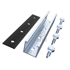 Konstrukcije za SE ANTAI za trapezni lim, mini rail, 150mm, set za 4 panela, univerzalne klampe