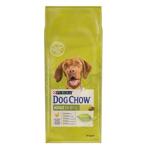 DOG CHOW Adult Piletina, potpuna hrana za kućne ljubimce, za odrasle pse, 14 kg