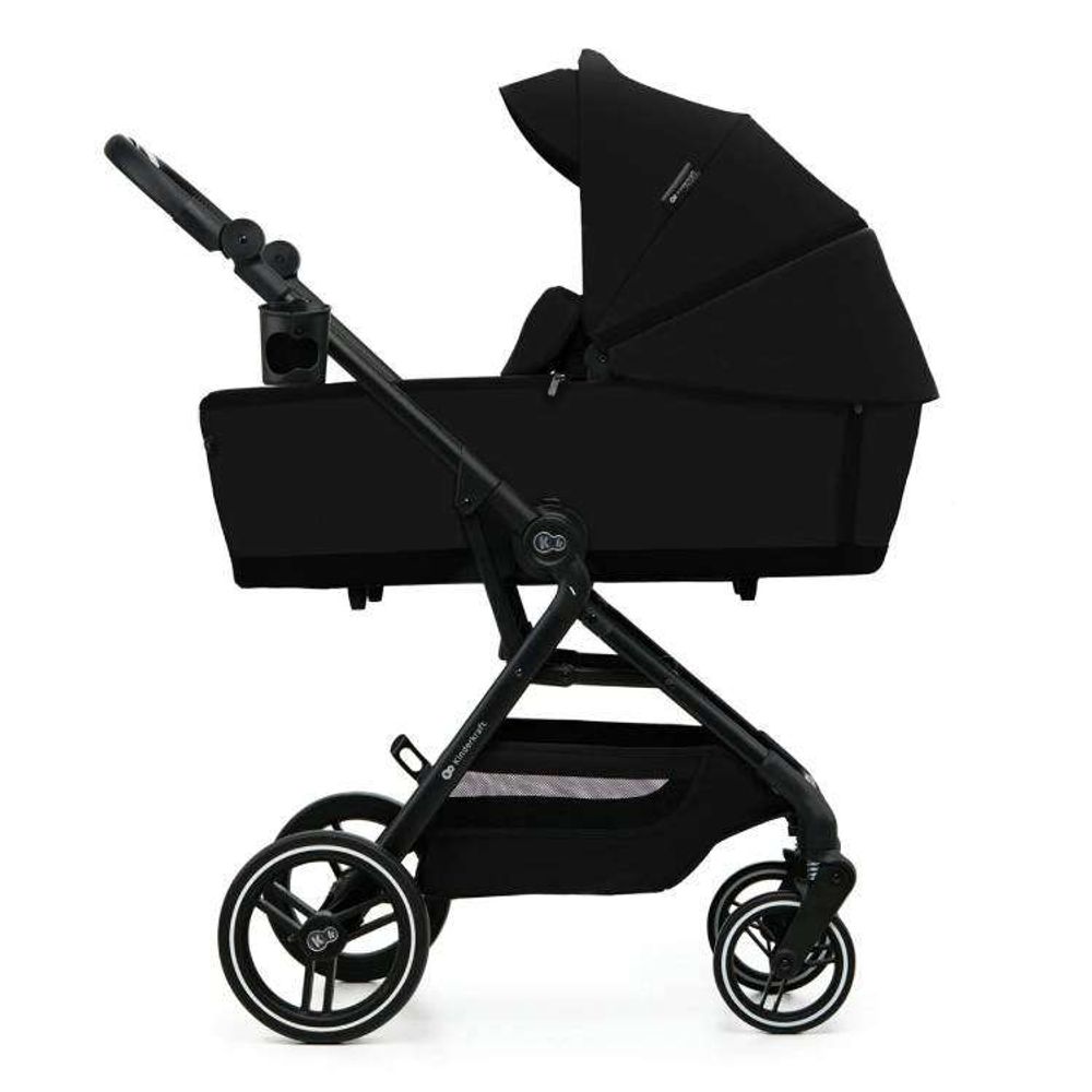 Kinderkraft Kolica za bebe Yoxi Set 2U1, Pure Black slika 2
