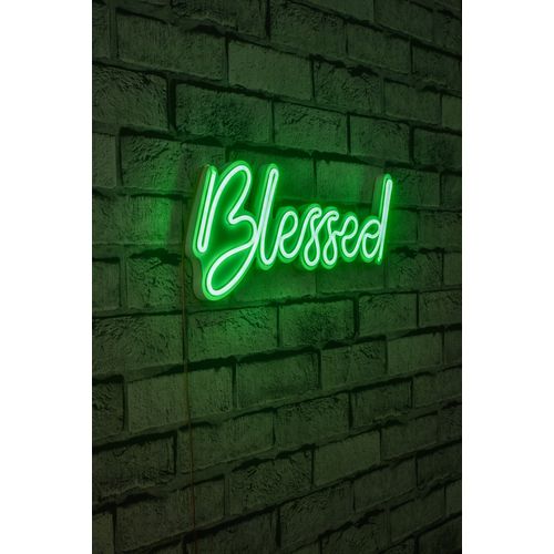 Wallity Ukrasna plastična LED rasvjeta, Blessed - Green slika 1