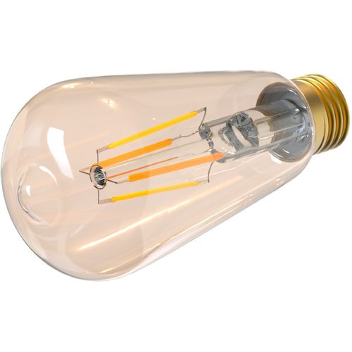 TELLUR SMART WIFI FILAMENT BULB E27, 6W, AMBER, BIJELA/TOPLA, DIMMER slika 2