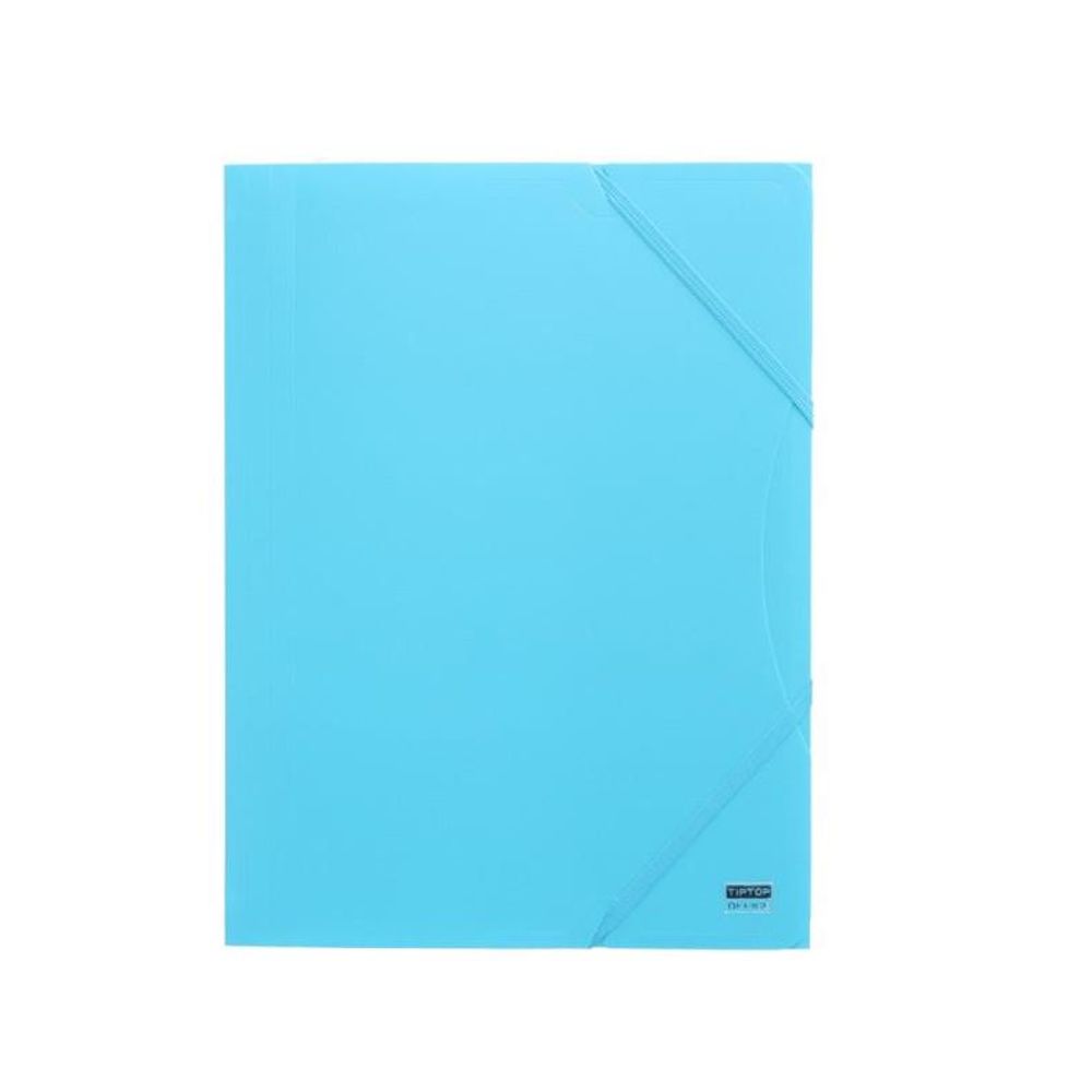 TipTop Office Fascikla 3KL & Gumom A4 PP, Plava slika 2