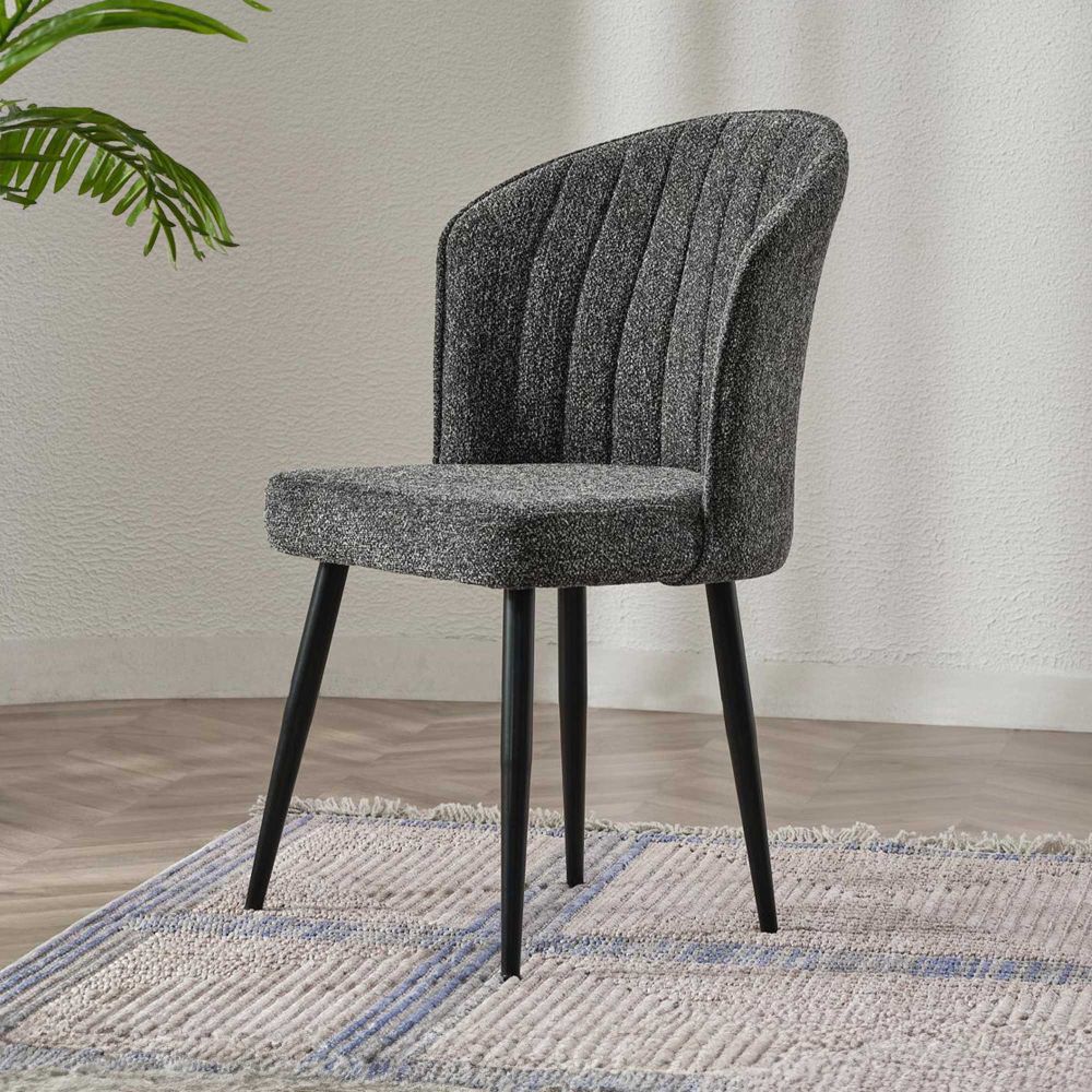 Rubi - Set stolica u antracitnoj boji (4 komada) slika 1