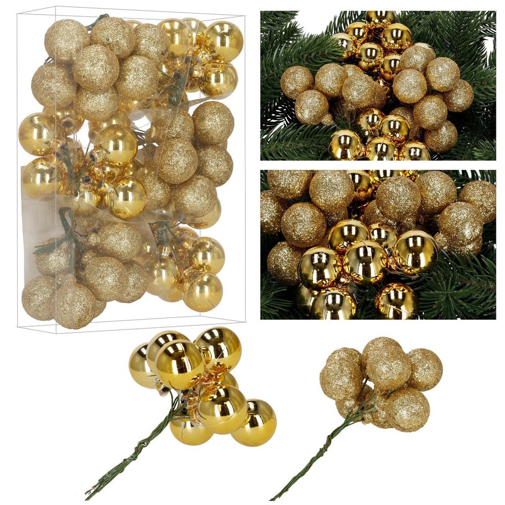 Ca1515 set božićnih kuglica 2,5 cm 54 kom. slika 2