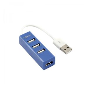SBOX USB razdjelnik H-204 PLAVI / USB-2.0, 4 ulaza