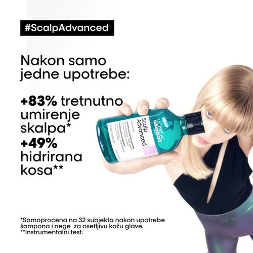 Loreal Professionnel Paris Scalp Advanced Anti-Discomfort Šampon Za Osetljivu Kožu Glave 300ml slika 2