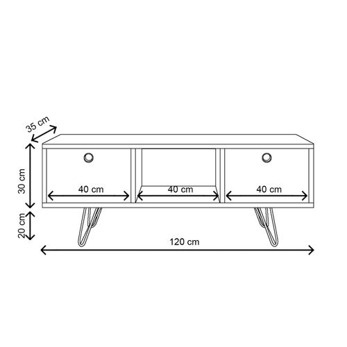 Yaren - L3024 Beli TV Sto slika 5