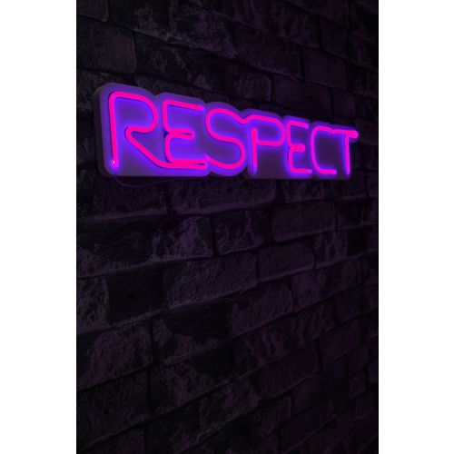 Wallity Ukrasna plastična LED rasvjeta, Respect - Pink slika 8