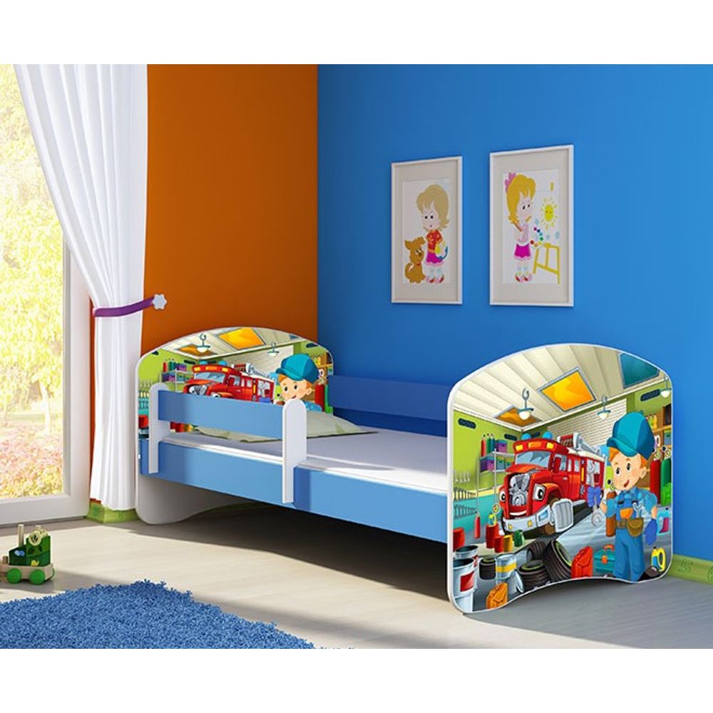ACMA Dječiji krevet Acma II Blue - 160x80cm - Dezen 45 slika 1